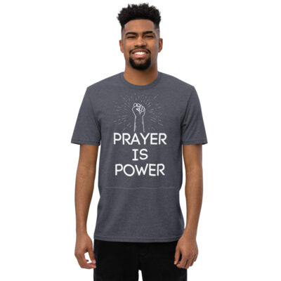 Our prayer over power Unisex recycled t-shirt