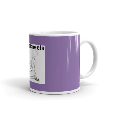 As we Kneel before him Mug