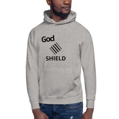 Men God is our shield Unisex Hoodie