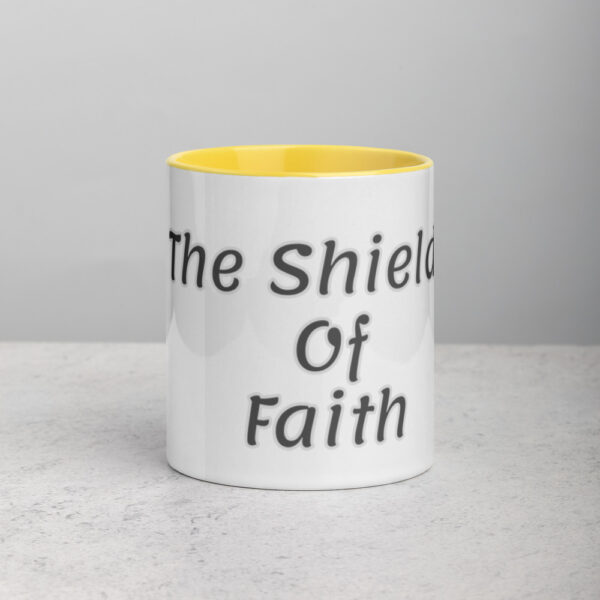 The Shields of Faith Mug with Color Inside