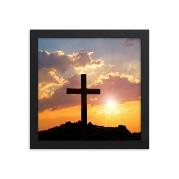 The Cross Framed poster