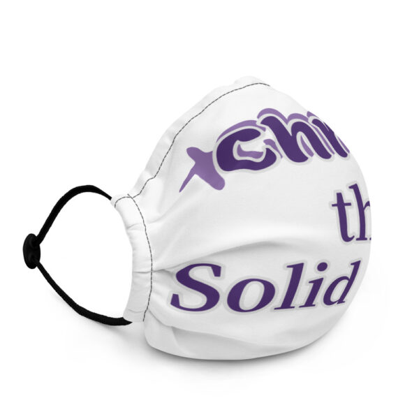 Christ the sloid Rock Premium face mask - Image 3