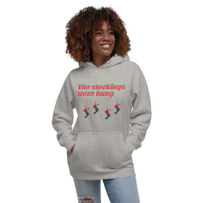 A women’s stockings were hung Unisex Hoodie