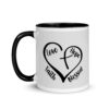 Love & Faith Mug with Color Inside - Image 3