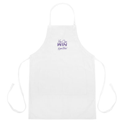 You Can Embroidered Apron