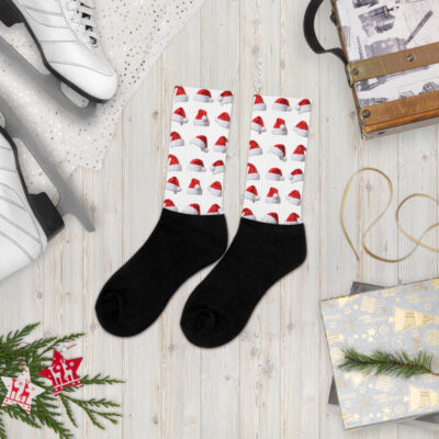 Warm Christmas hat Socks