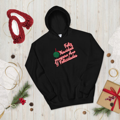 Merry Christmas & Feliz Navida Unisex Hoodie