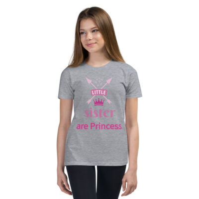 Little Sister are Princess Youth Short Sleeve T-Shirt