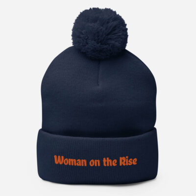 Women on The Rise Pom-Pom Beanie