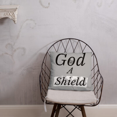 Our God is a Shield Basic Pillow