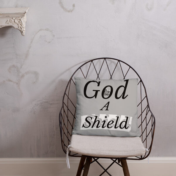 Our God is a Shield Basic Pillow