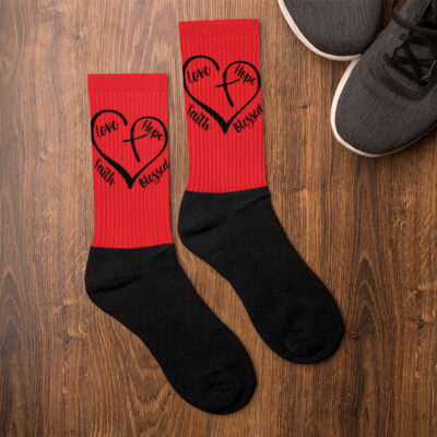 Faith, & Love Socks