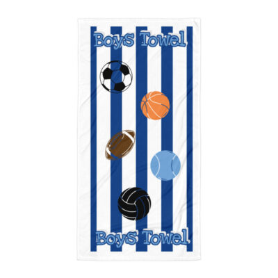A youth male athletic Towel