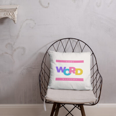 Gods word Basic Pillow