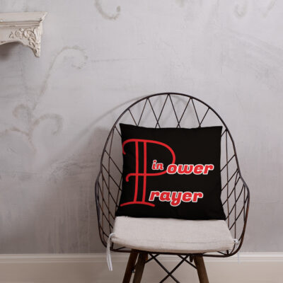 Power in prayer Basic Pillow