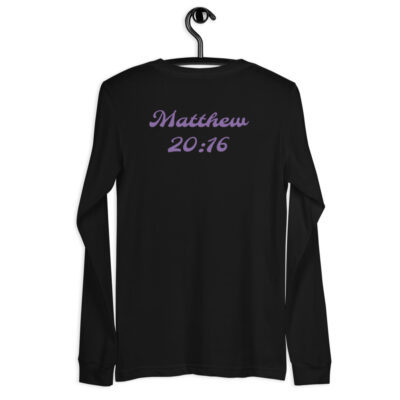 The God first Unisex Long Sleeve Tee