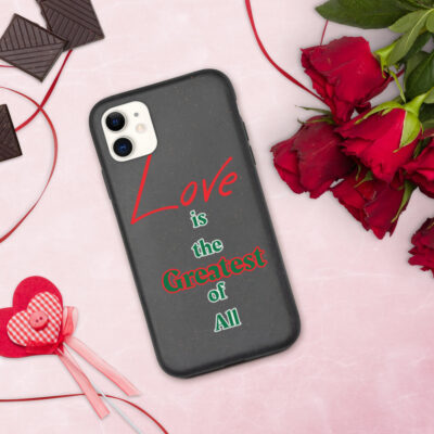 Love Biodegradable phone case