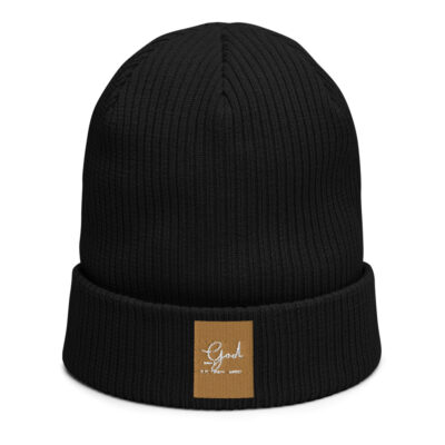 My God Organic ribbed beanie