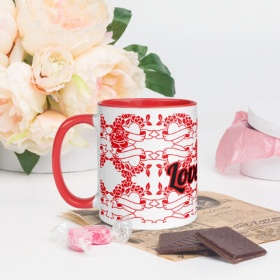 A Love Mug with Color Inside
