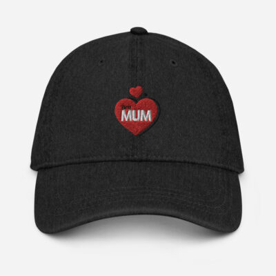 A best mum Denim Hat
