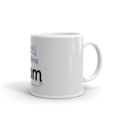 A worlds greatest Mom White glossy mug