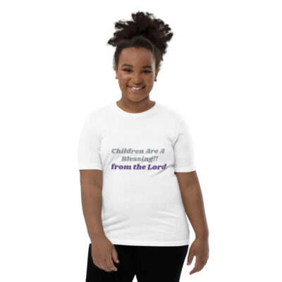 A child is A blessing Youth Short Sleeve T-Shirt