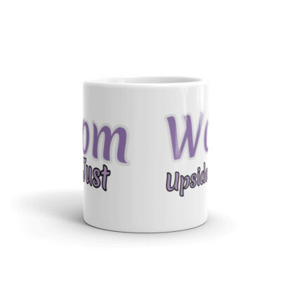 A Mom wow White glossy mug