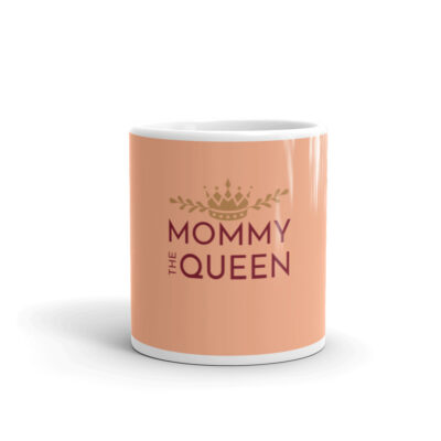 A mommy Queen White glossy mug