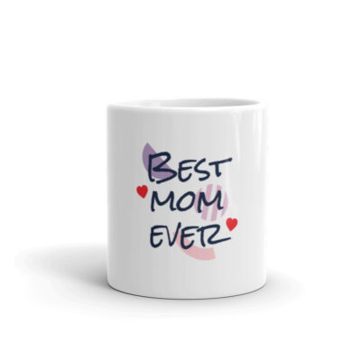 A best mom White glossy mug