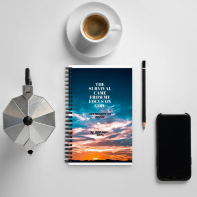 A God survival Spiral notebook