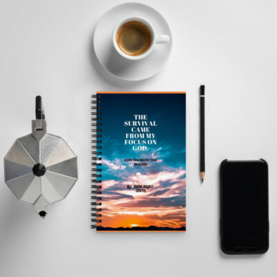 A God survival Spiral notebook