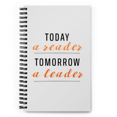 Today A reader Spiral notebook