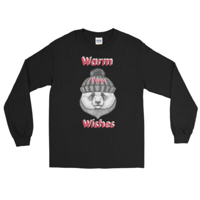 Men’s bear warm wishes Long Sleeve Shirt