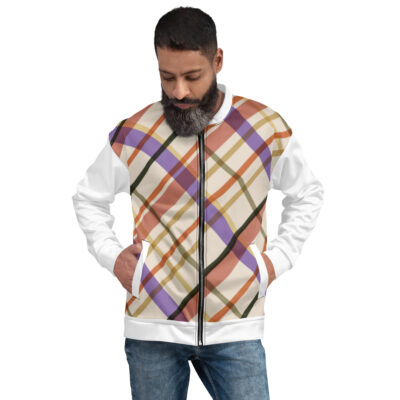 pattern style Unisex Bomber Jacket
