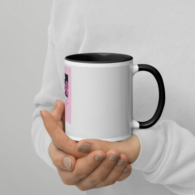 “She can” Mug with Color Inside