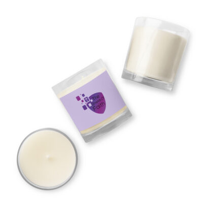 The Shields of Faith Glass jar soy wax candle