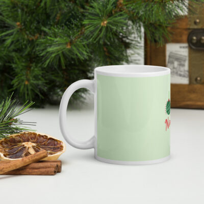 A holiday Feliz navidad White glossy mug