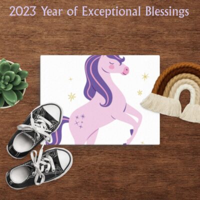 A Year of Exceptional Blessing Canvas Design